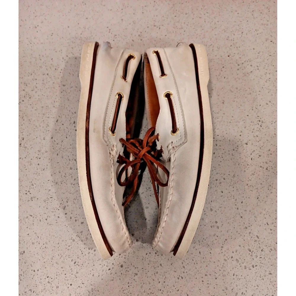 Sperry Mens Gold Cup Ivory Size 9.5M